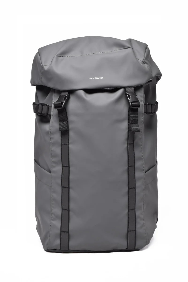 Sandqvist Backpack Grey - Recycled Polyester