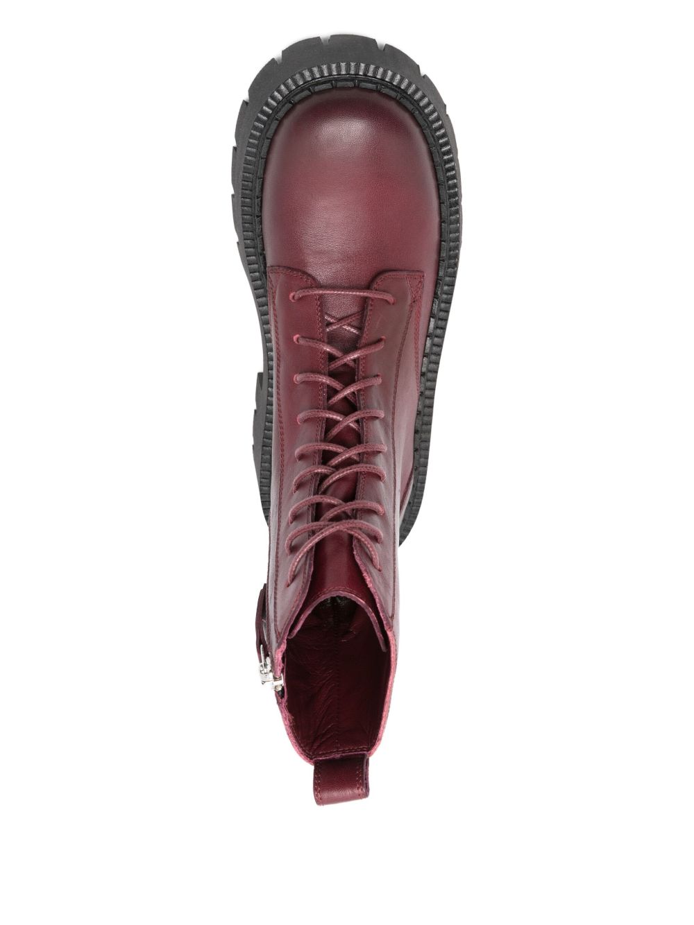 Platform Boots with Side Zip Fastening