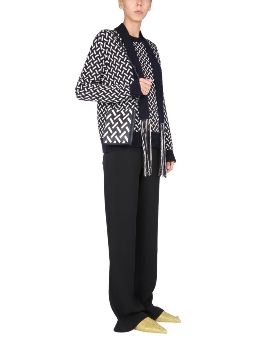 Bold Jacquard Knit Sweater