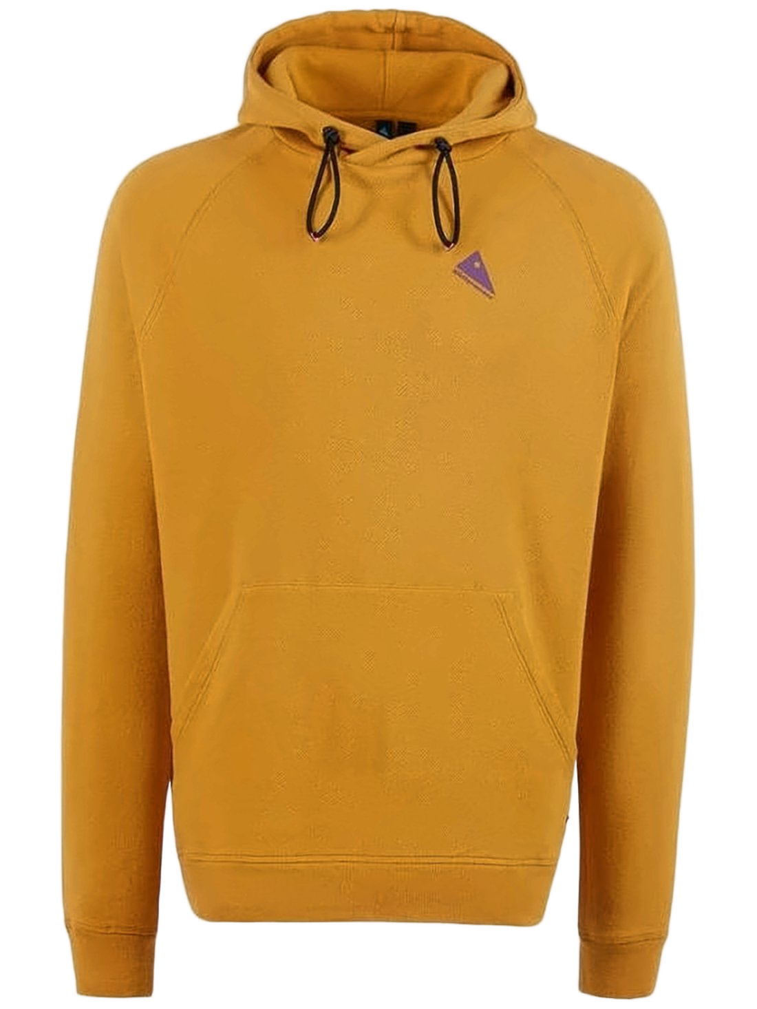 Mustard Yellow Hoodie with Graphic Back