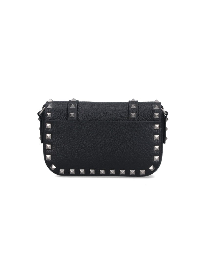 "Vlogo" Mini Crossbody Bag – Black