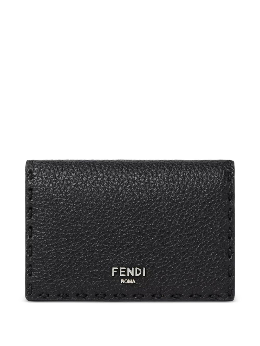 Textured Leather Card Holder