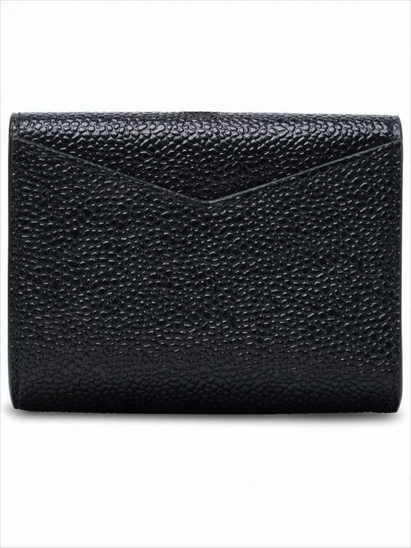 Calf Leather Card Wallet with Envelope Flap