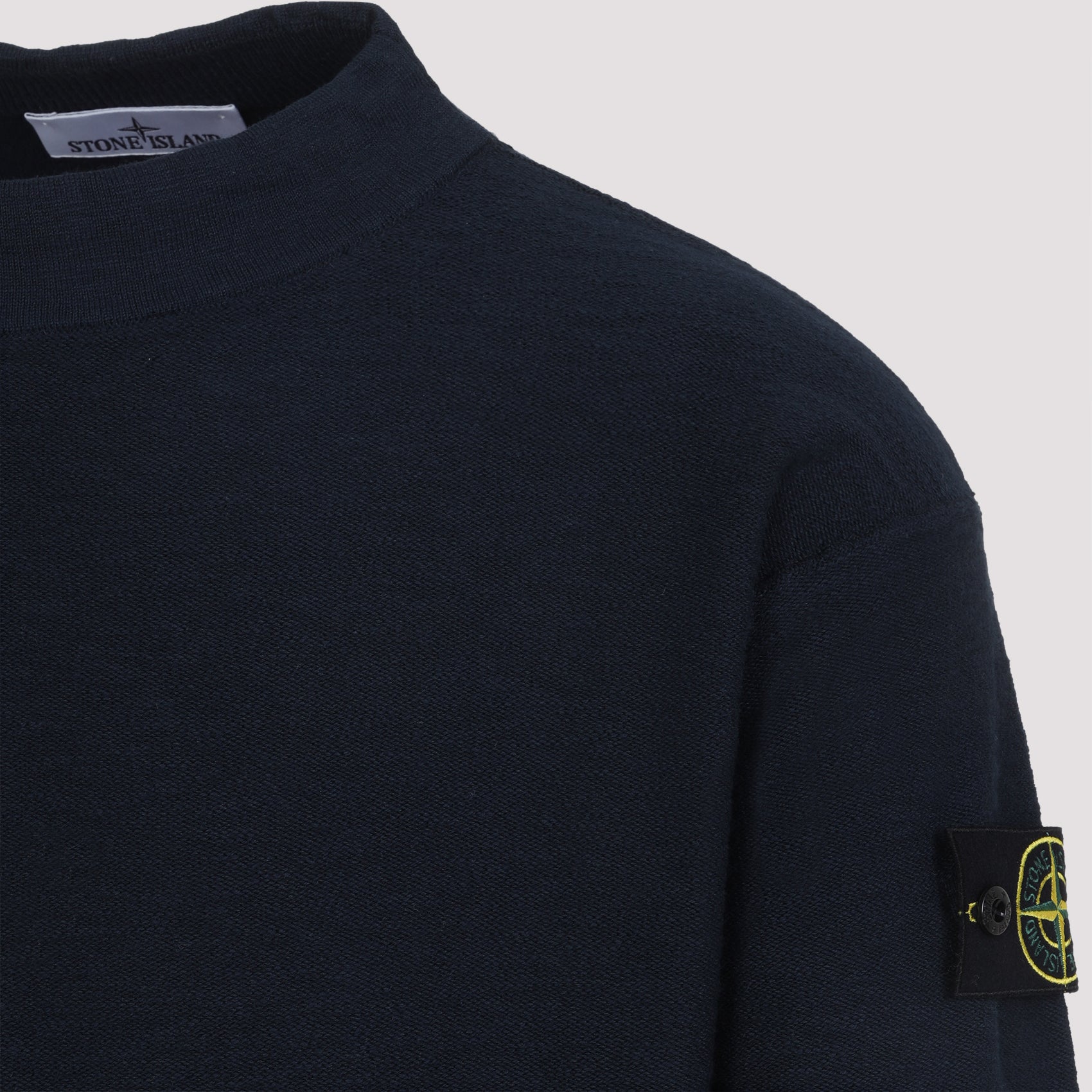 Cotton Blend Sweater With Relaxed Fit