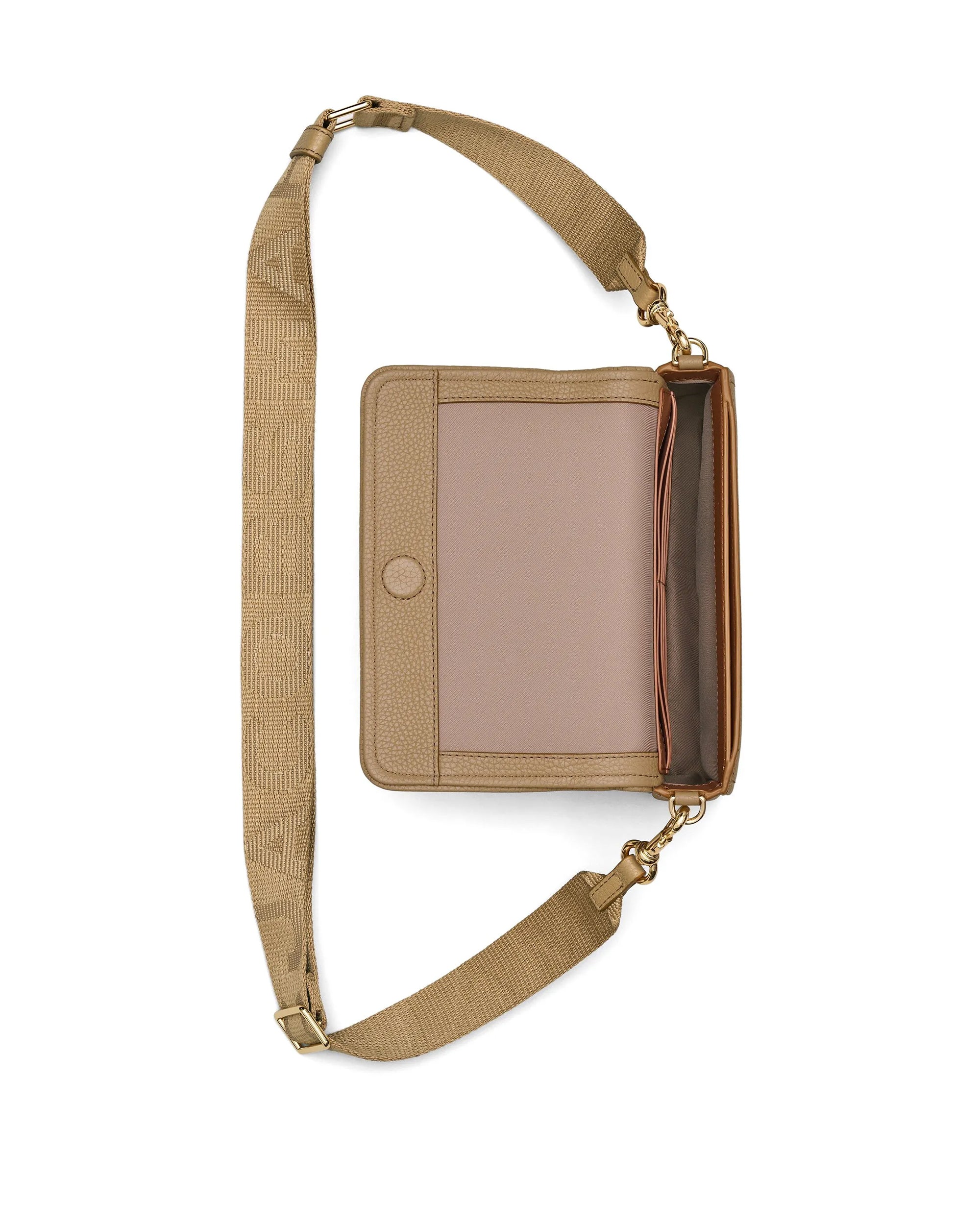 Camel The Leather Mini Shoulder Bag