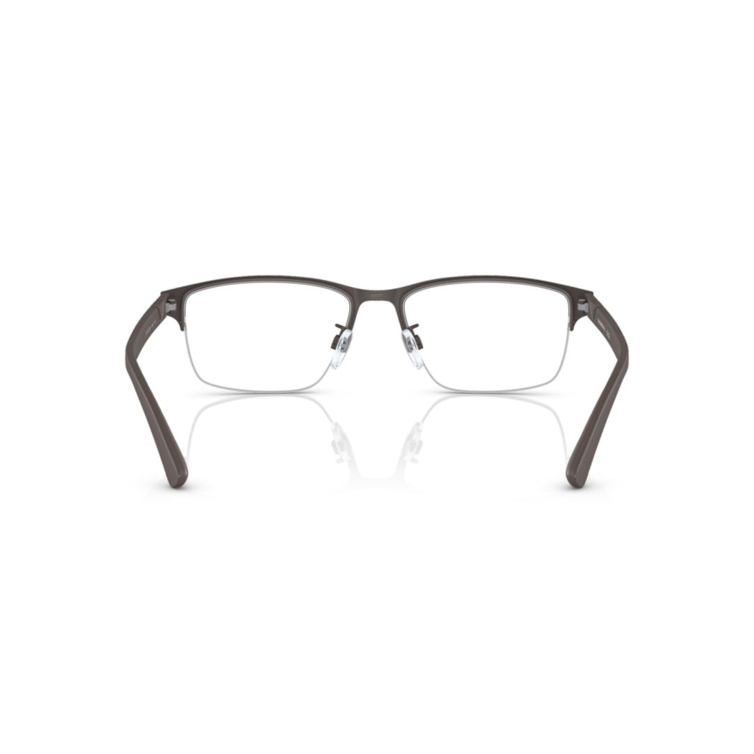1138 Vista Matte Finish Rectangular Metal Eyeglasses with Adjustable Nose Pads