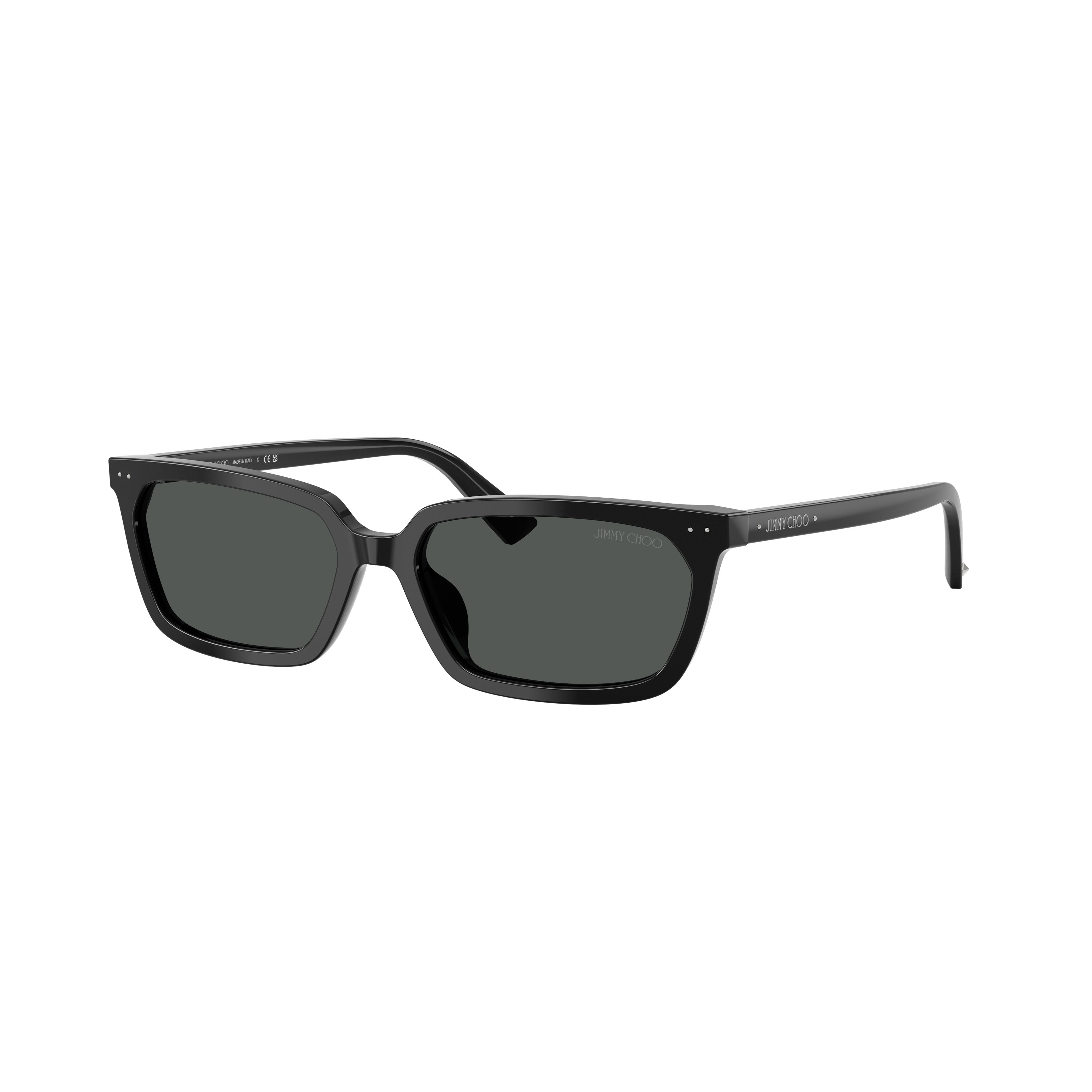 0jc5050u Bold Rectangular Acetate Sunglasses