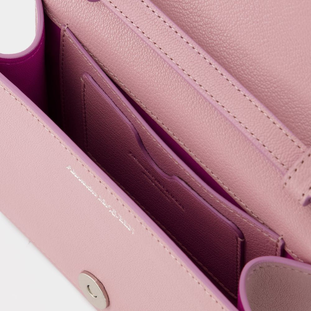 Four Ring Mini Bag  - Pink Antique - Leather