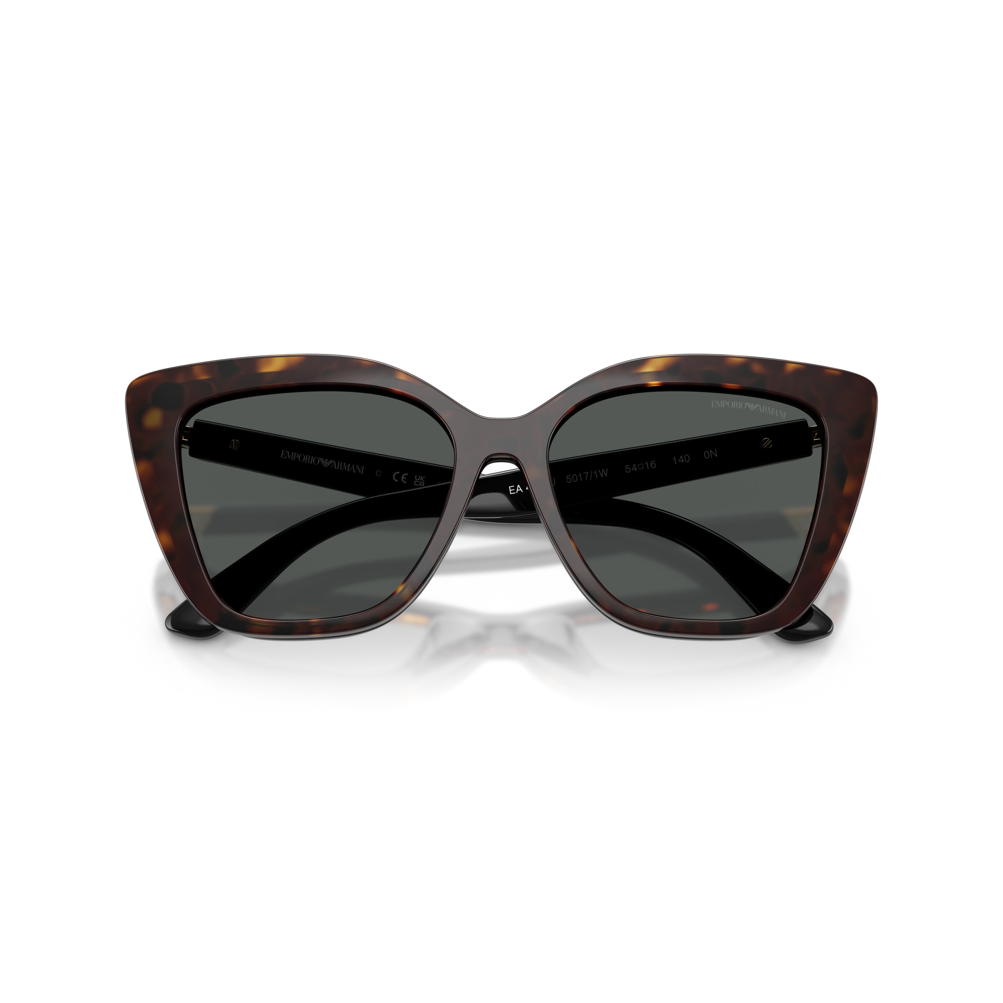 0ea4254u Bold Square Frame Eyeglasses with Glossy Finish