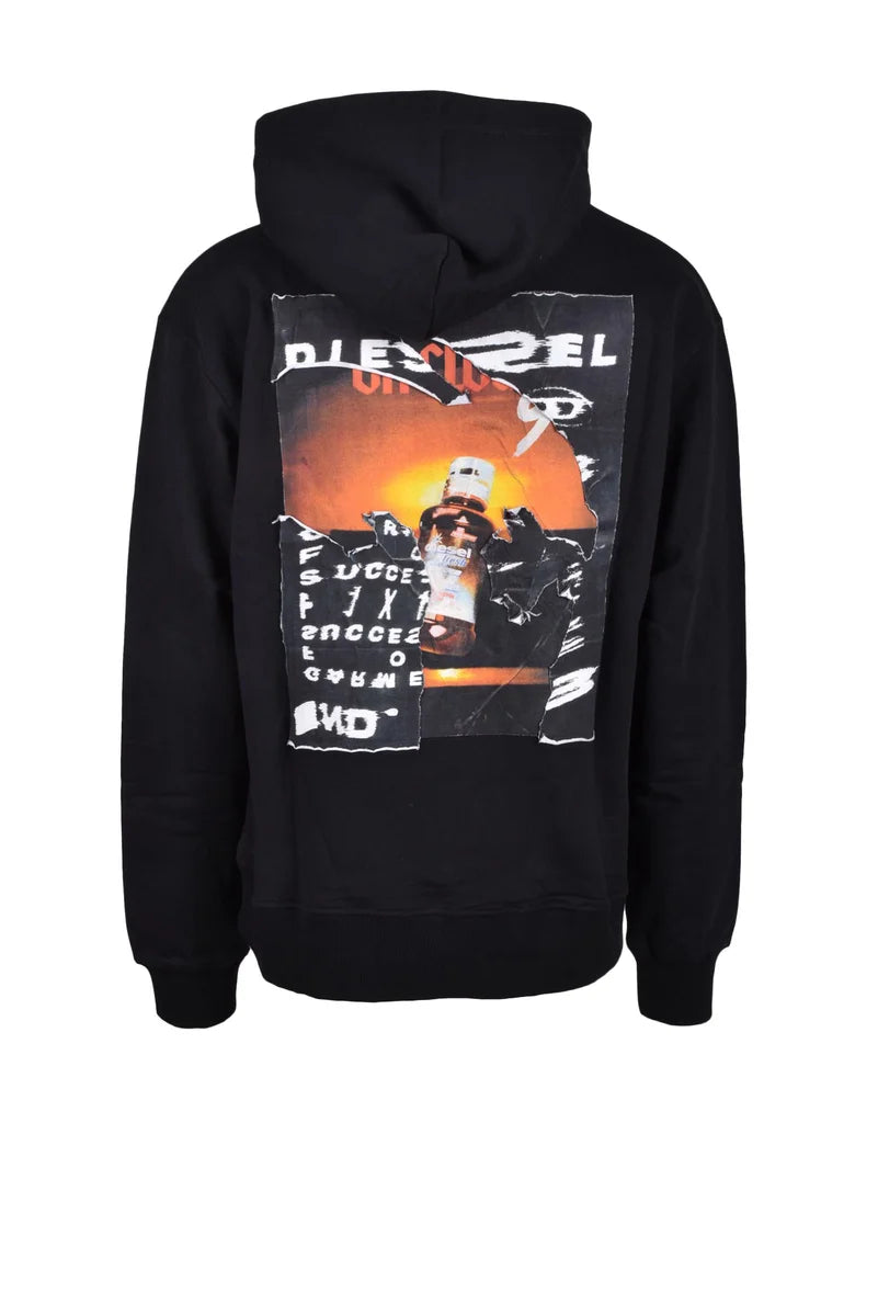 Crew Neck Sweatshirt - Black