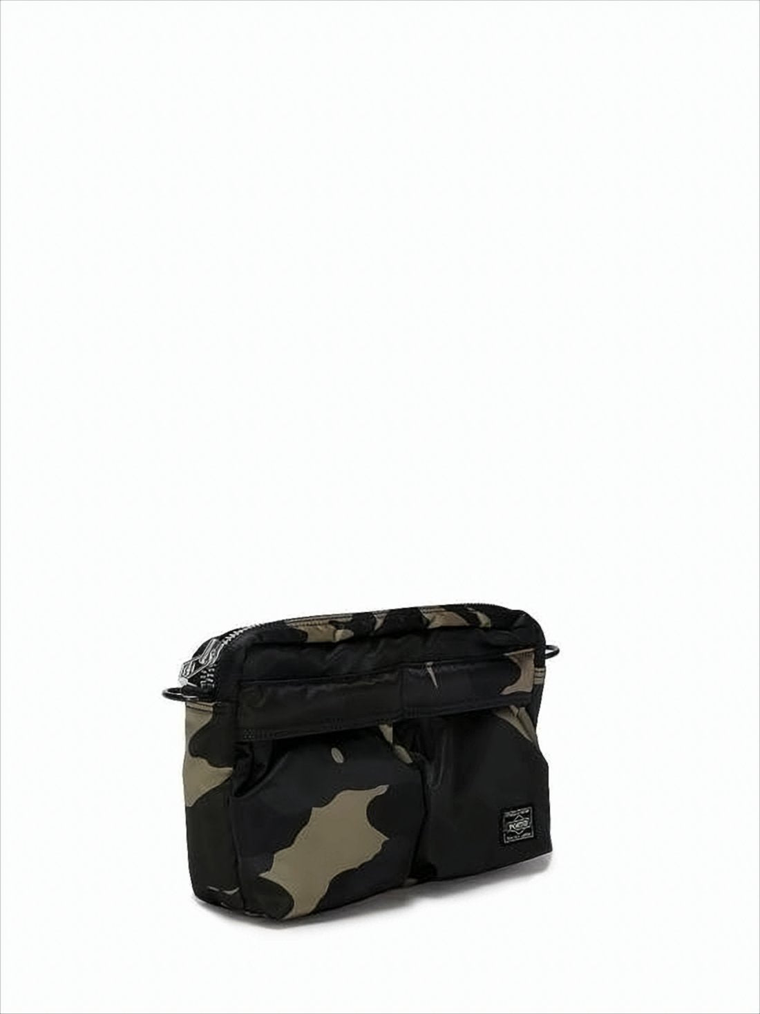 Compact Camouflage Shoulder Bag with Utility Design