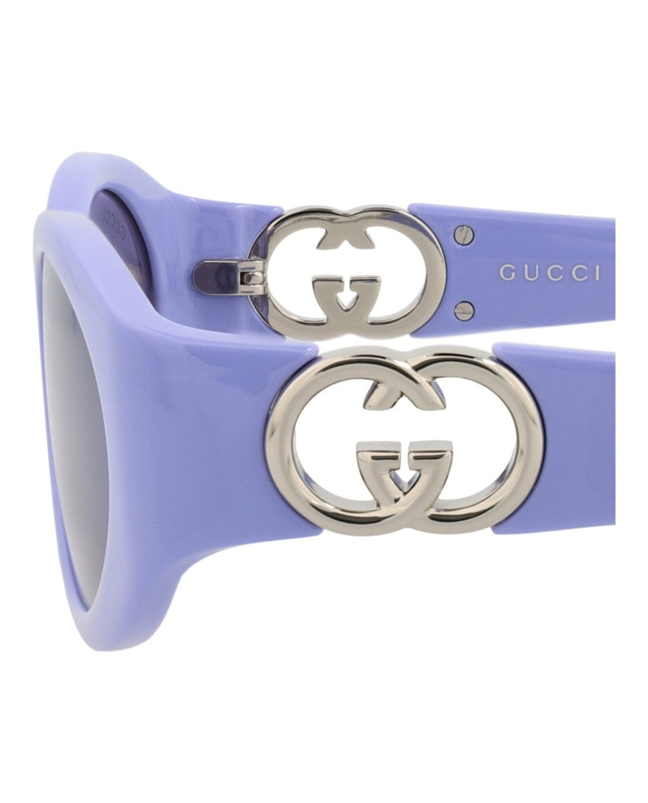 Round-Frame Injection Sunglasses