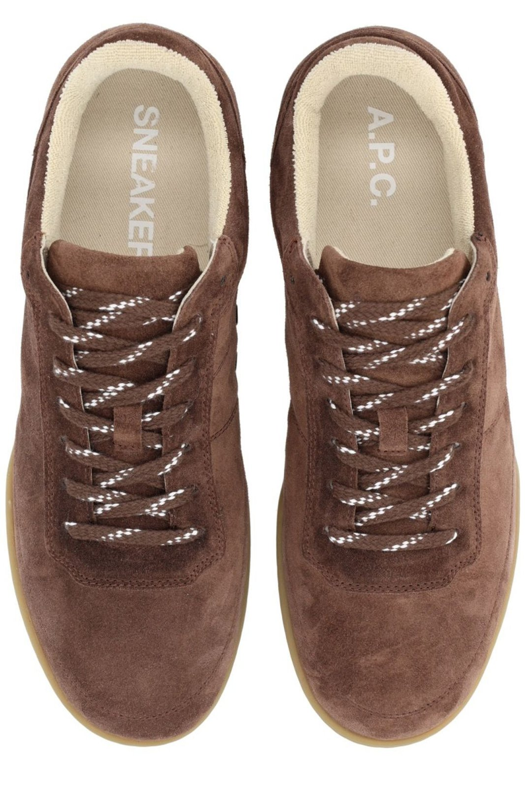 Minimalist Low-Profile Sneakers with Contrasting Laces