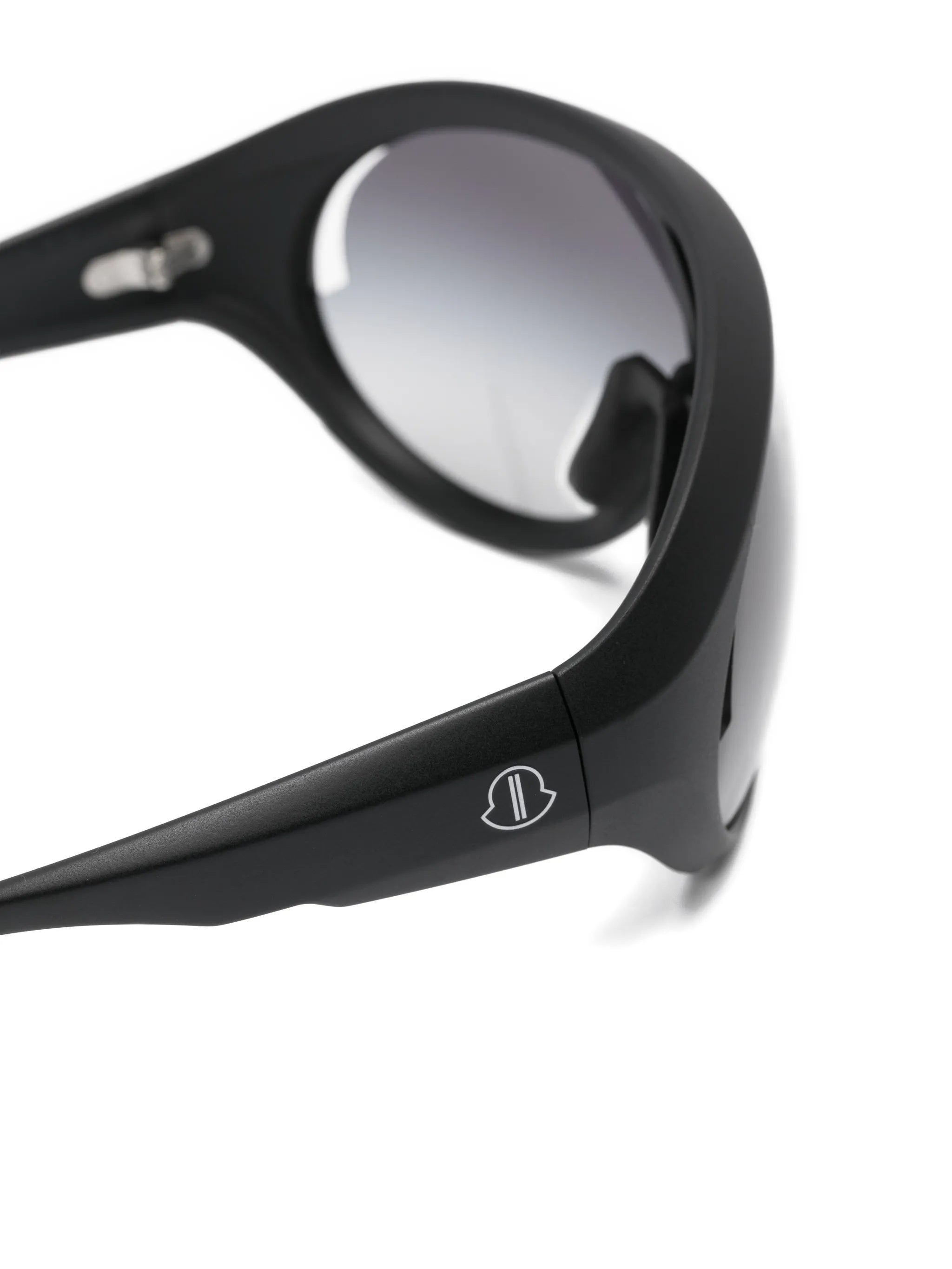 Black Wraparound Matte Frame Sunglasses
