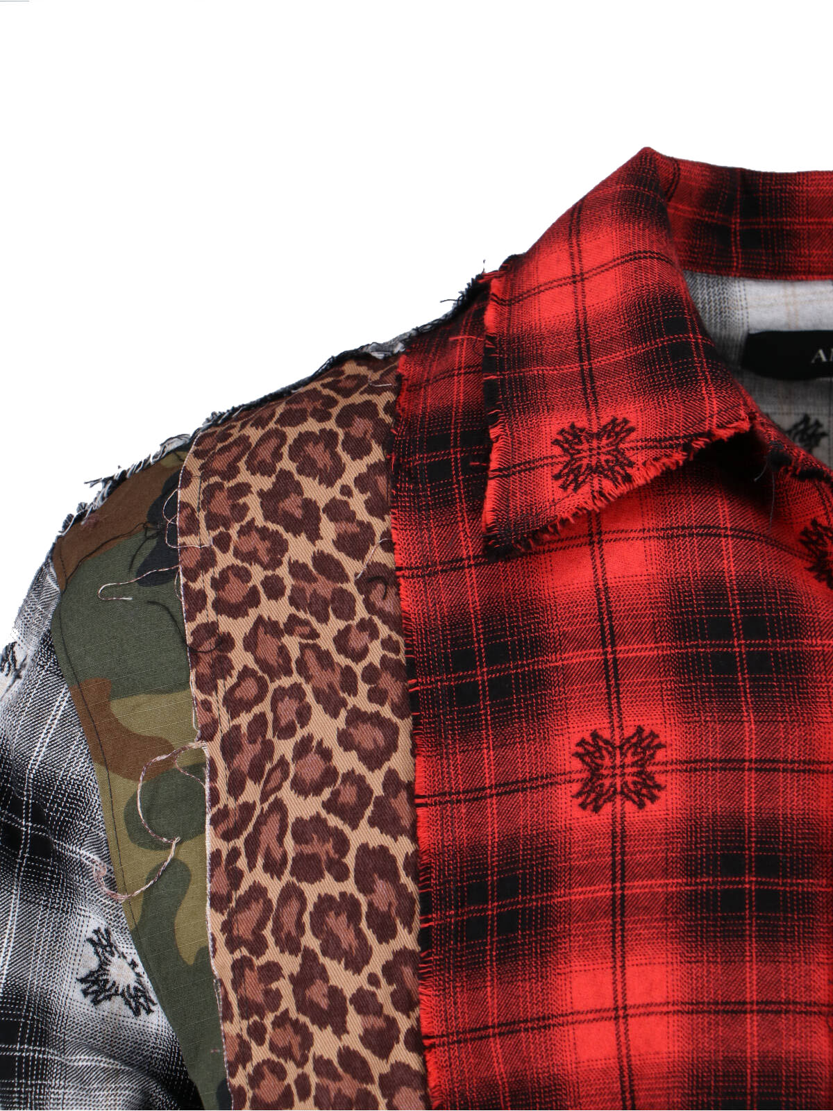 Button-Down Shirt With Structured Collar In Vibrant Red