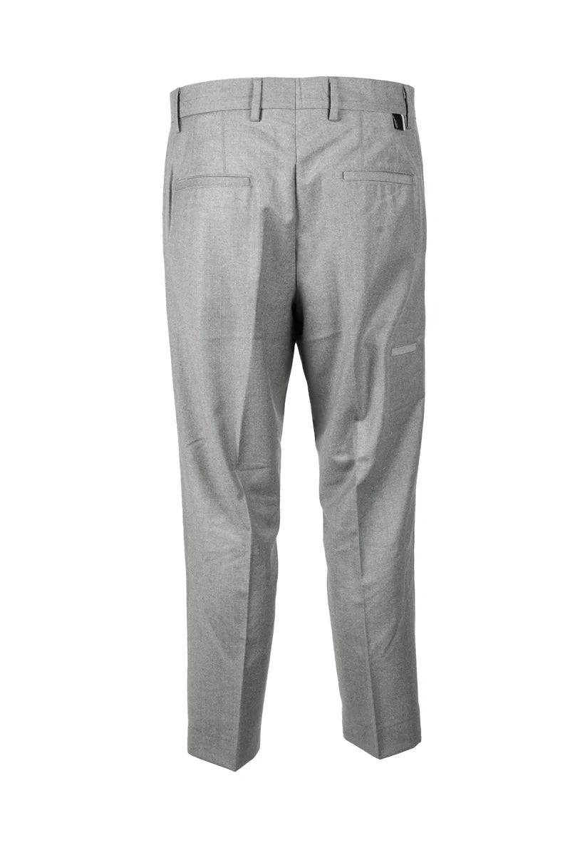 Virgin Wool Trousers Taupe