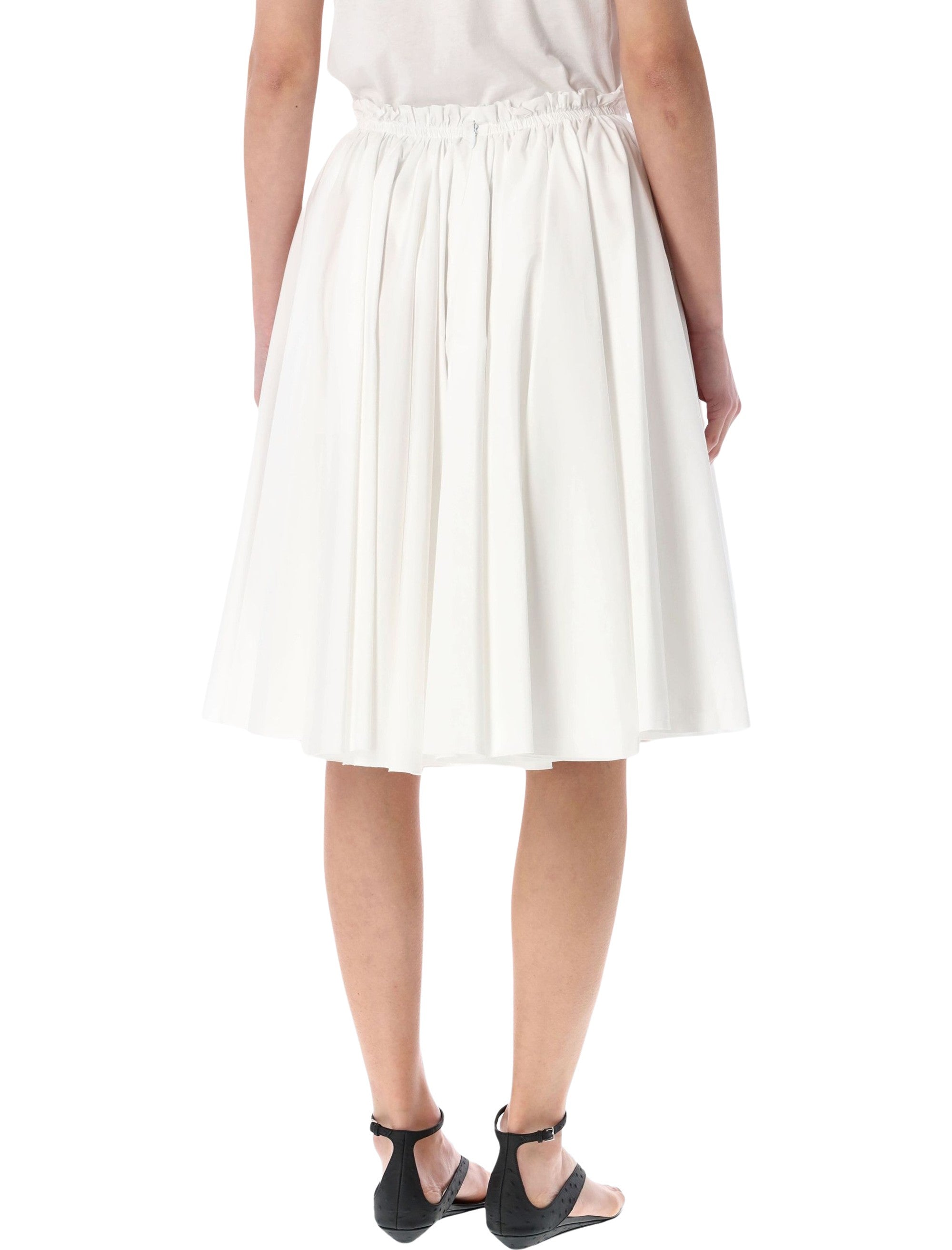 Cotton Midi Corolla Skirt