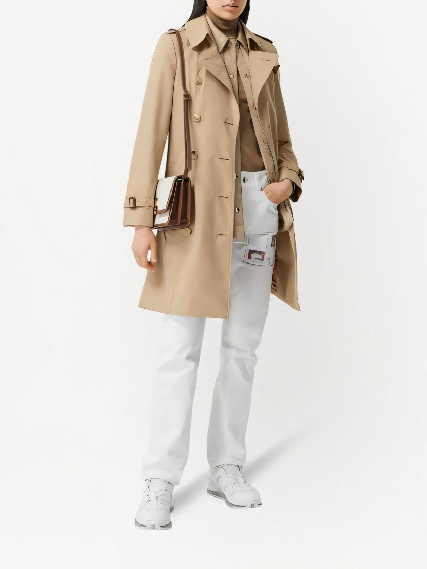 Trench Coat with Tailored Silhouette