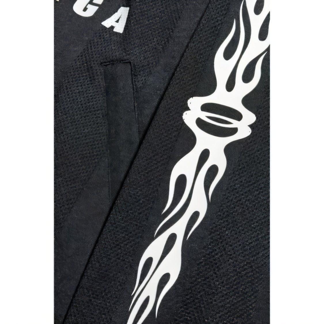 Relaxed-Fit Graphic Logo Jacket With High Collar