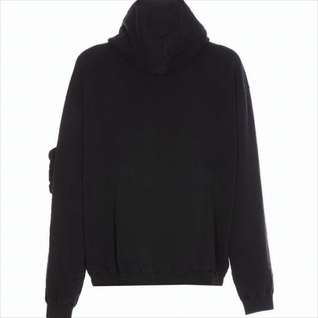 Relaxed Fit Black Jacket with Front Zipper