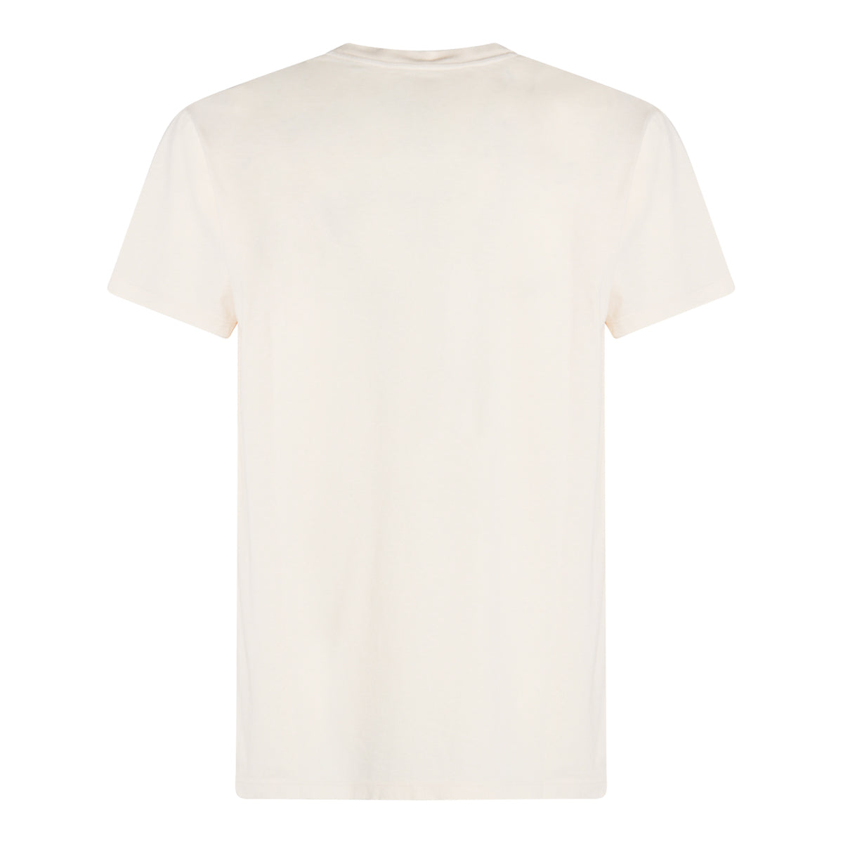 Cream Cotton T-Shirt