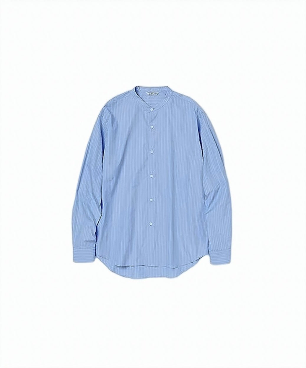 Mandarin Collar Long-Sleeve Shirt