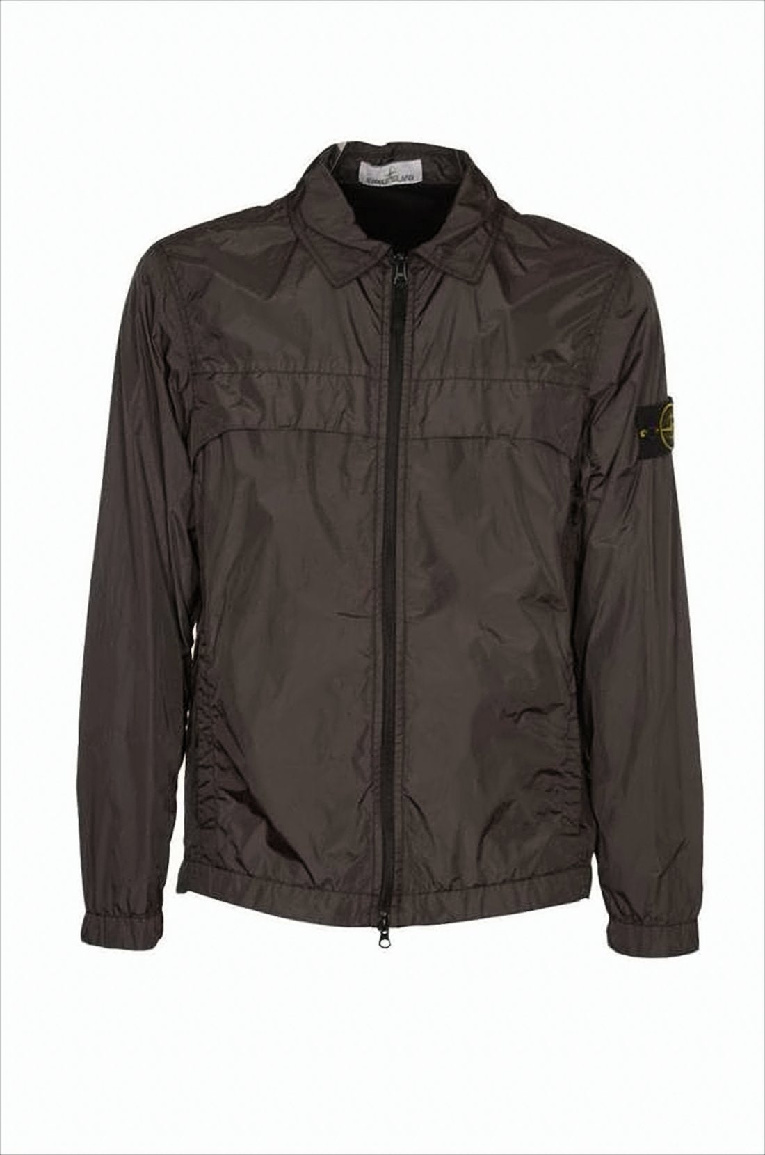 Smooth Polyamide Jacket with Classic Detailing