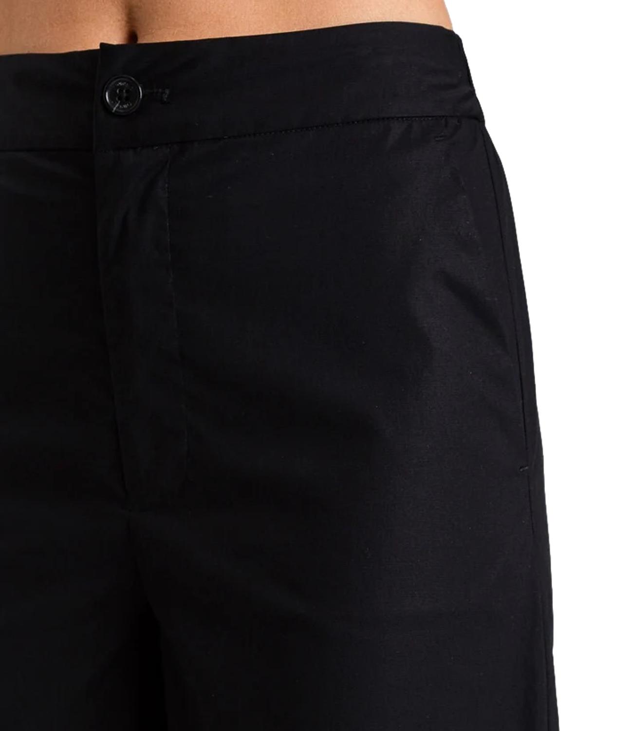Wide-Leg Pants with Elasticated Back Waistband