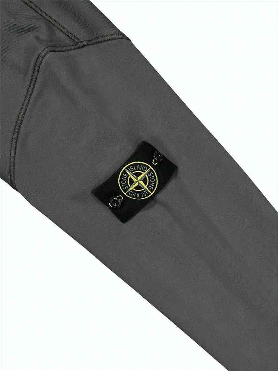Long-Sleeve Sweatshirt with Distinctive Patch Logo