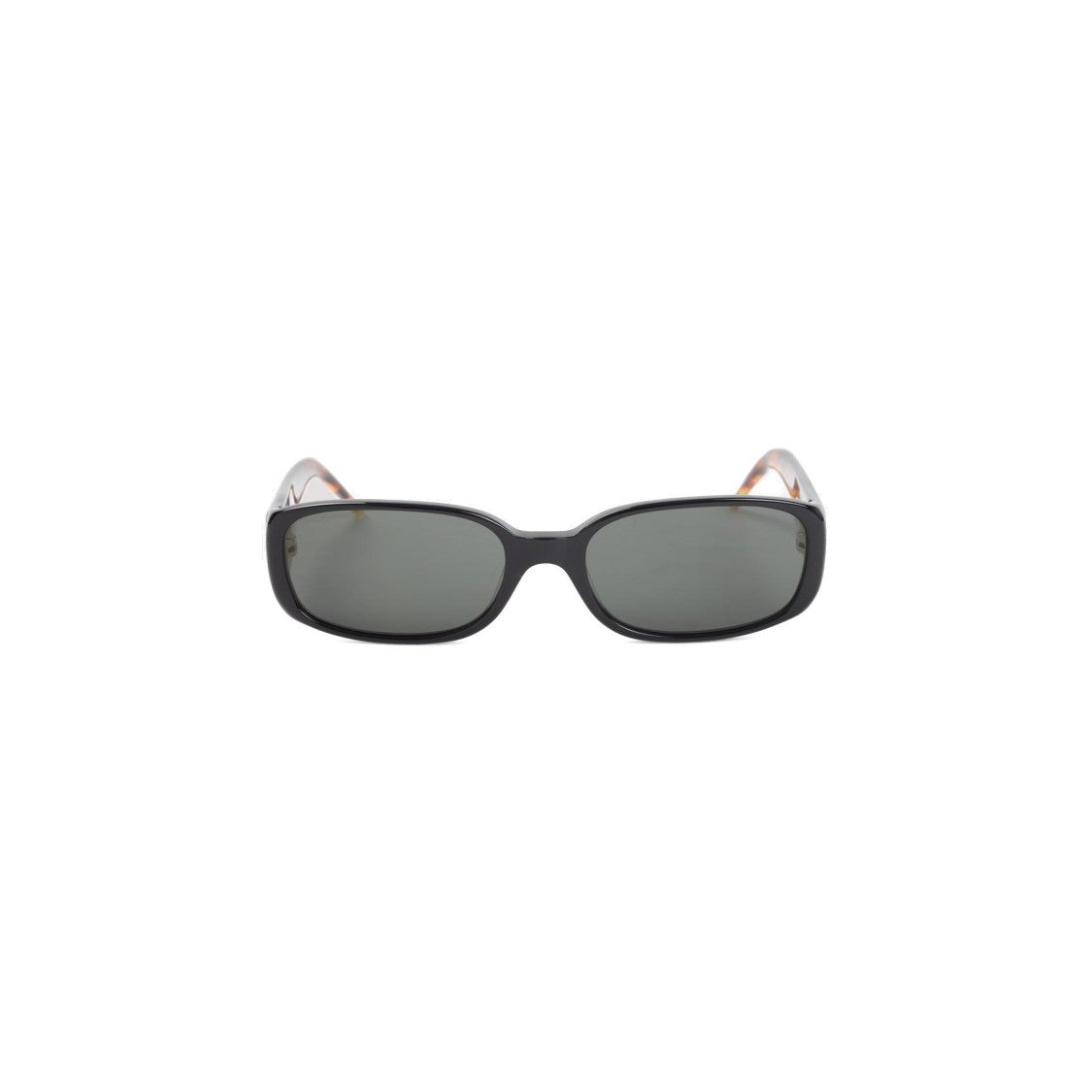 Bold Rectangular Frame Sunglasses With Tortoiseshell Accents