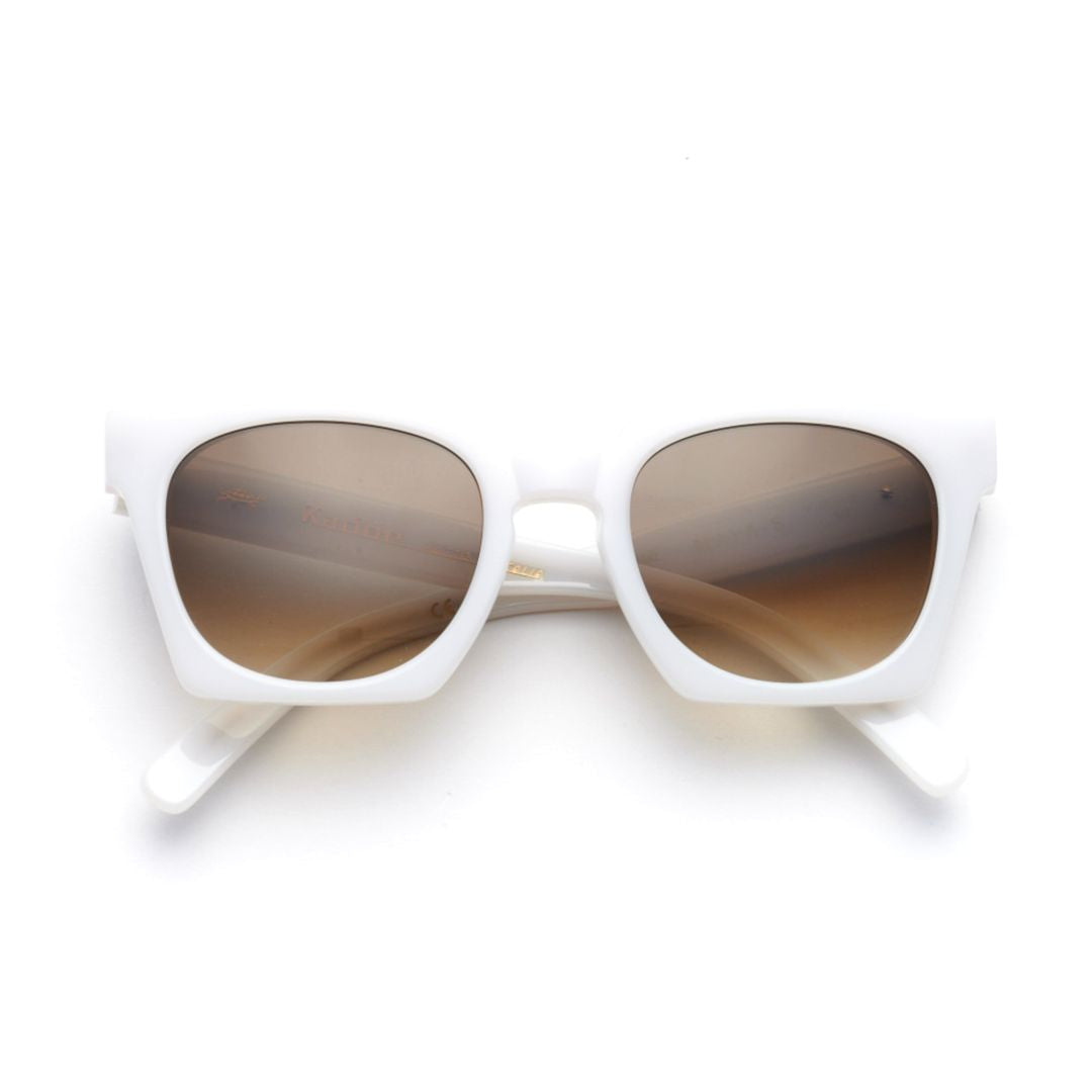 Maya-S Bold Oversized Square Frame Sunglasses with Gradient Lenses