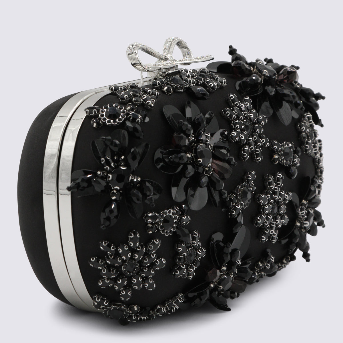 Black Embellished Clutch