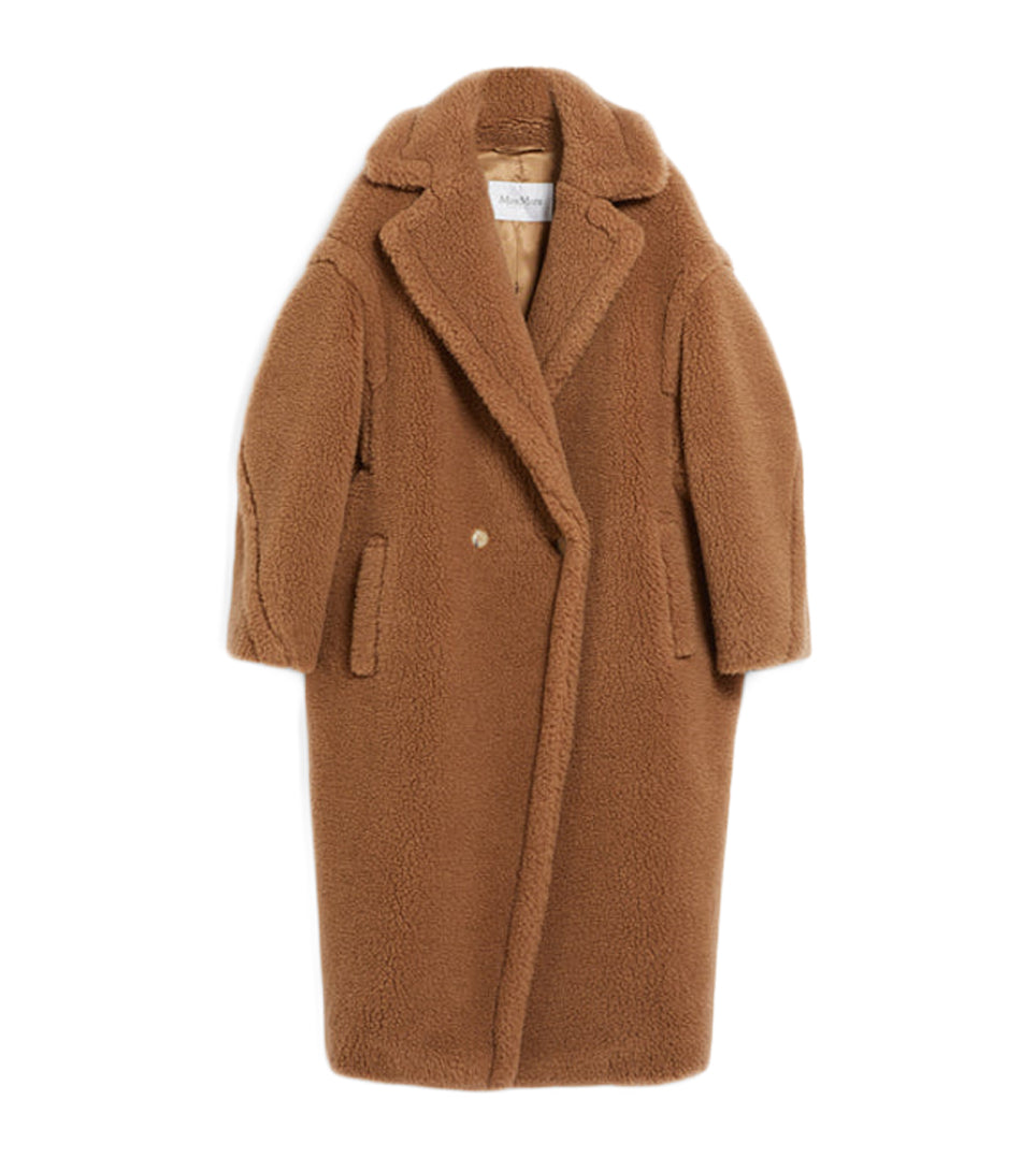 Mid-Calf Length Double-Breasted Coat