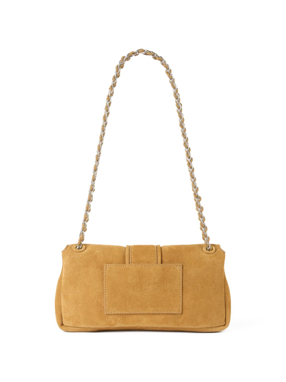 Brown Camel Suede Flap Top Bag