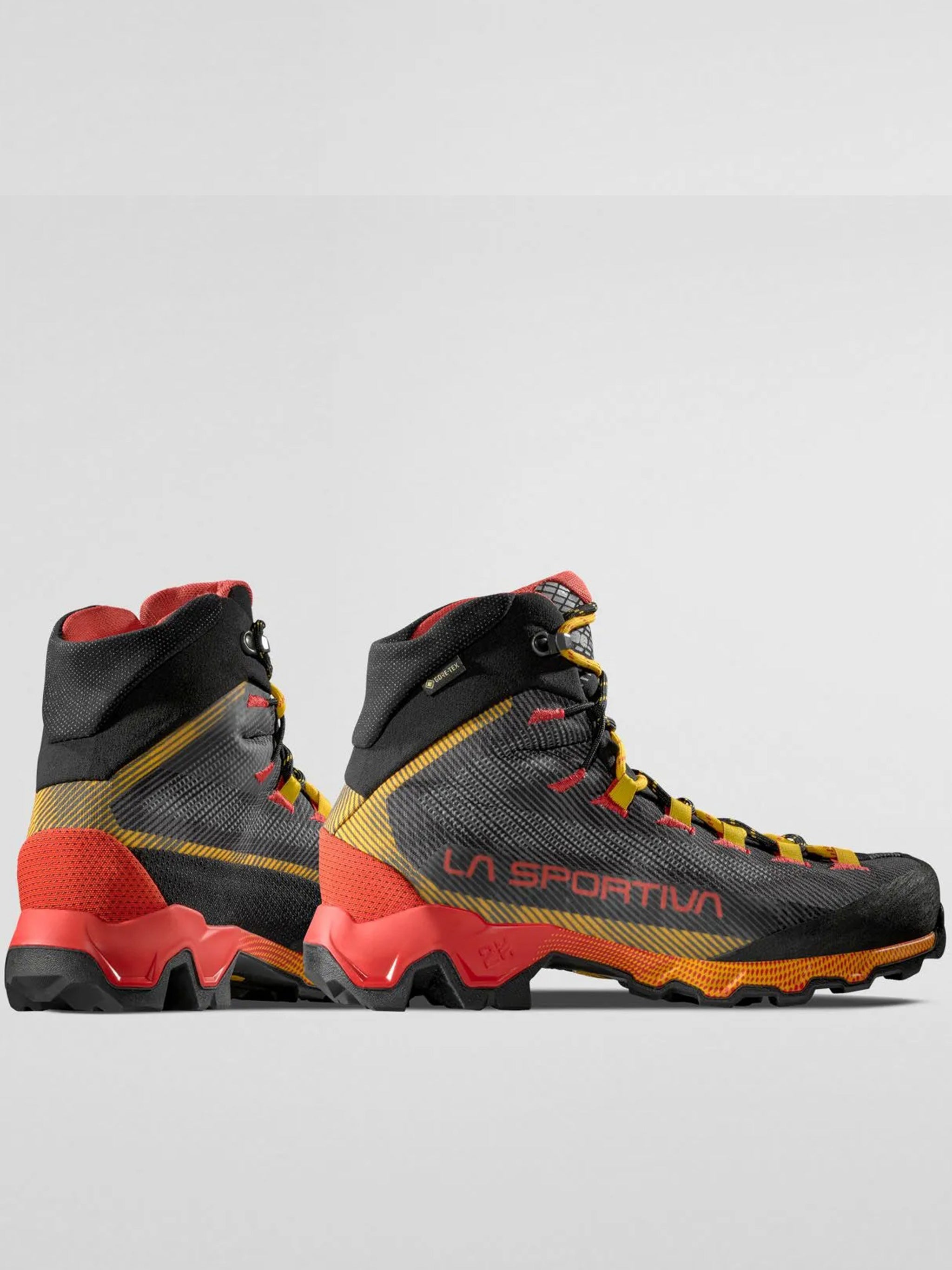 Black/Yellow Aequilibrium Hike High-Top Hiking Shoe