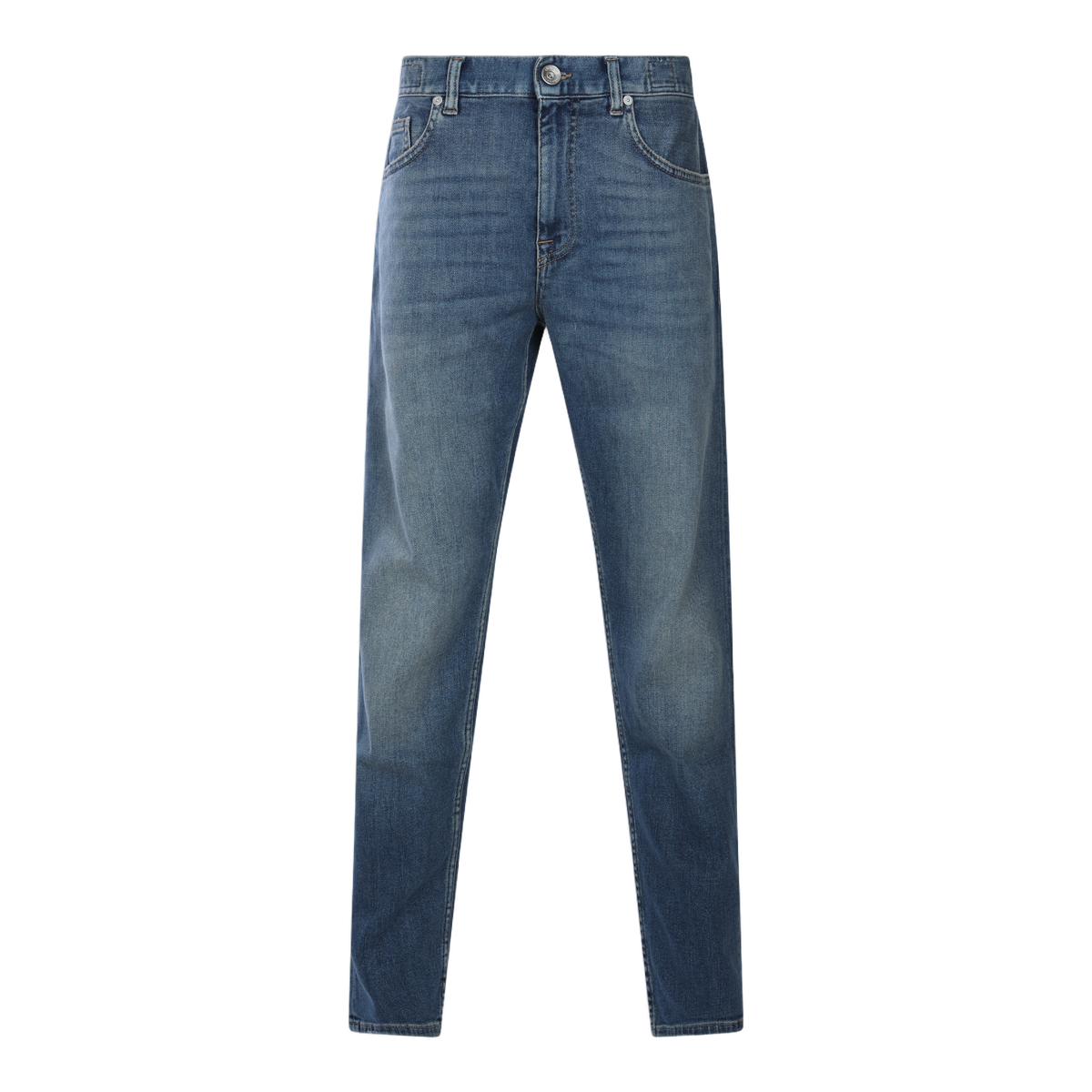 Straight-Leg Jeans With Classic Five-Pocket Design