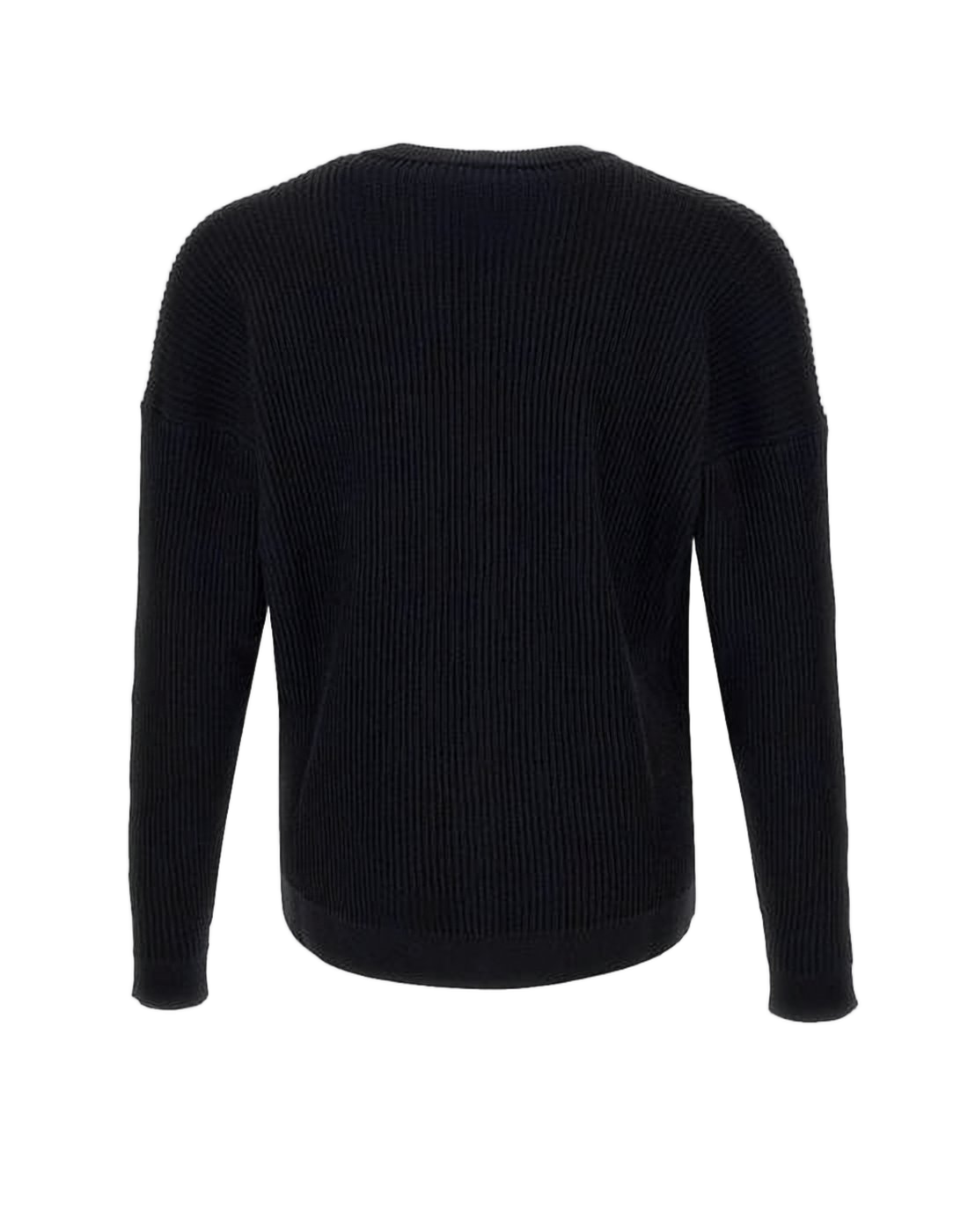 Ribbed Knit Cardigan with Embroidered Detail
