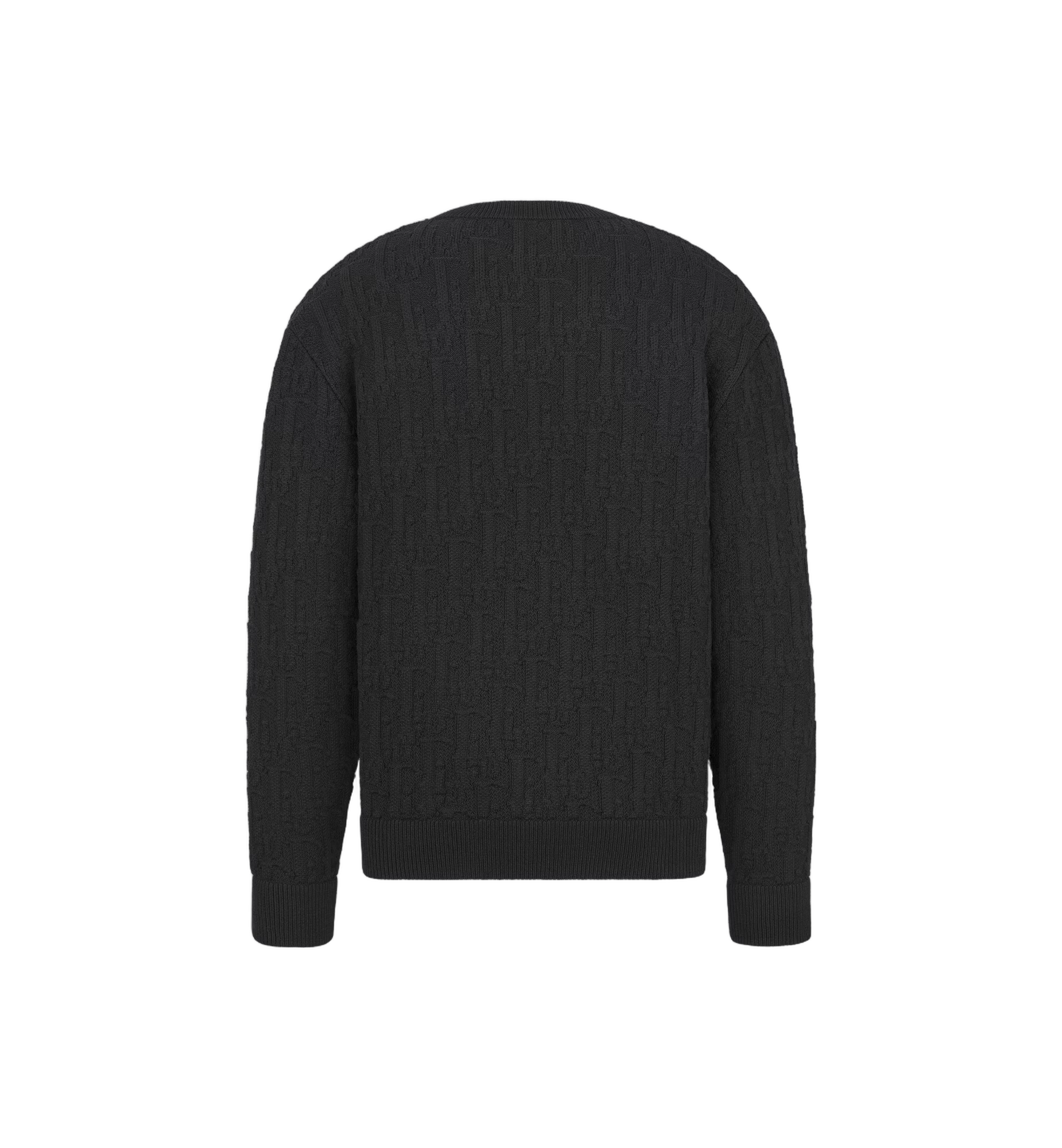 Jacquard Sweater with Dior Oblique Pattern
