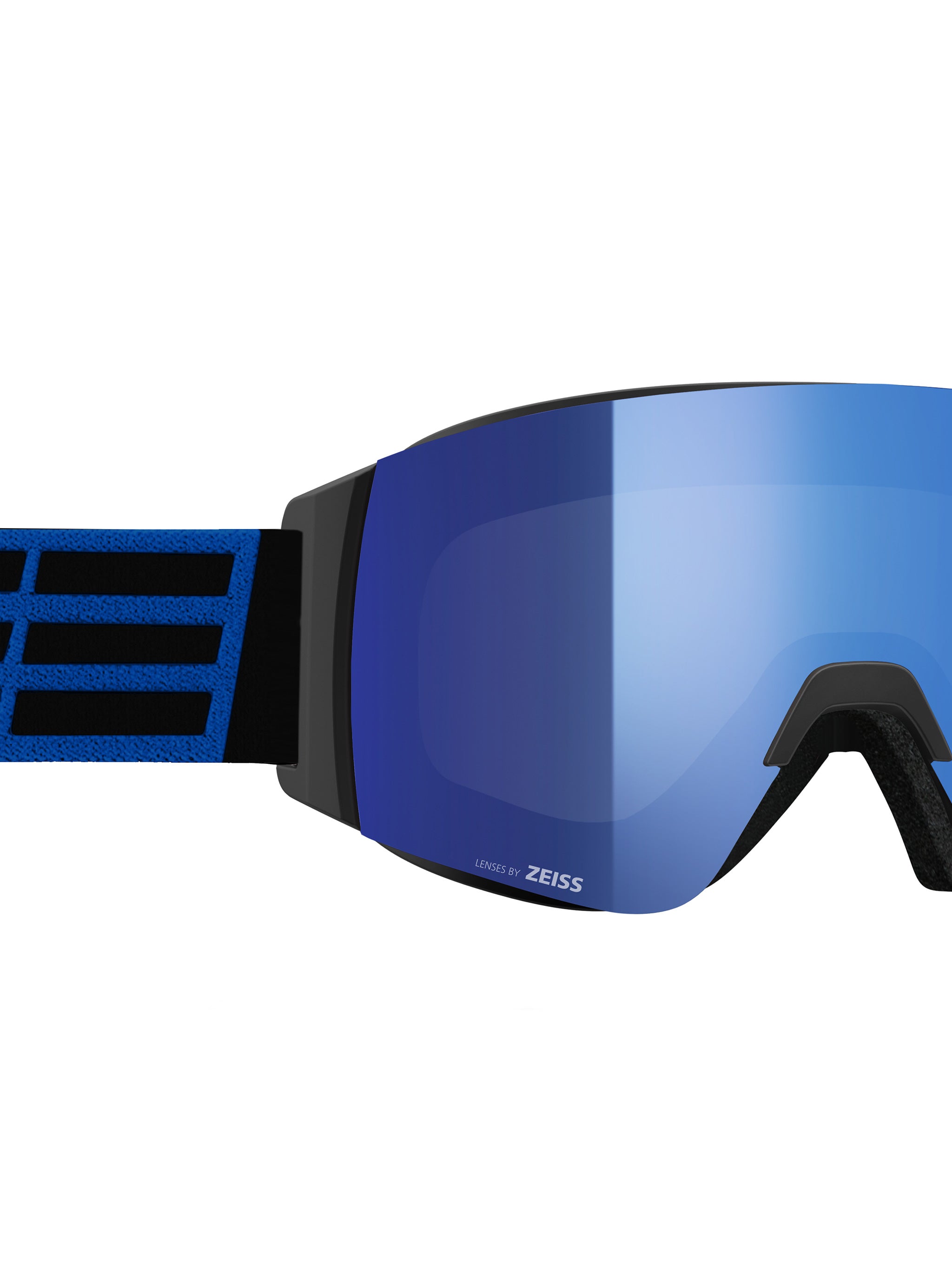 Black Wide Curved Gradient Ski Goggles
