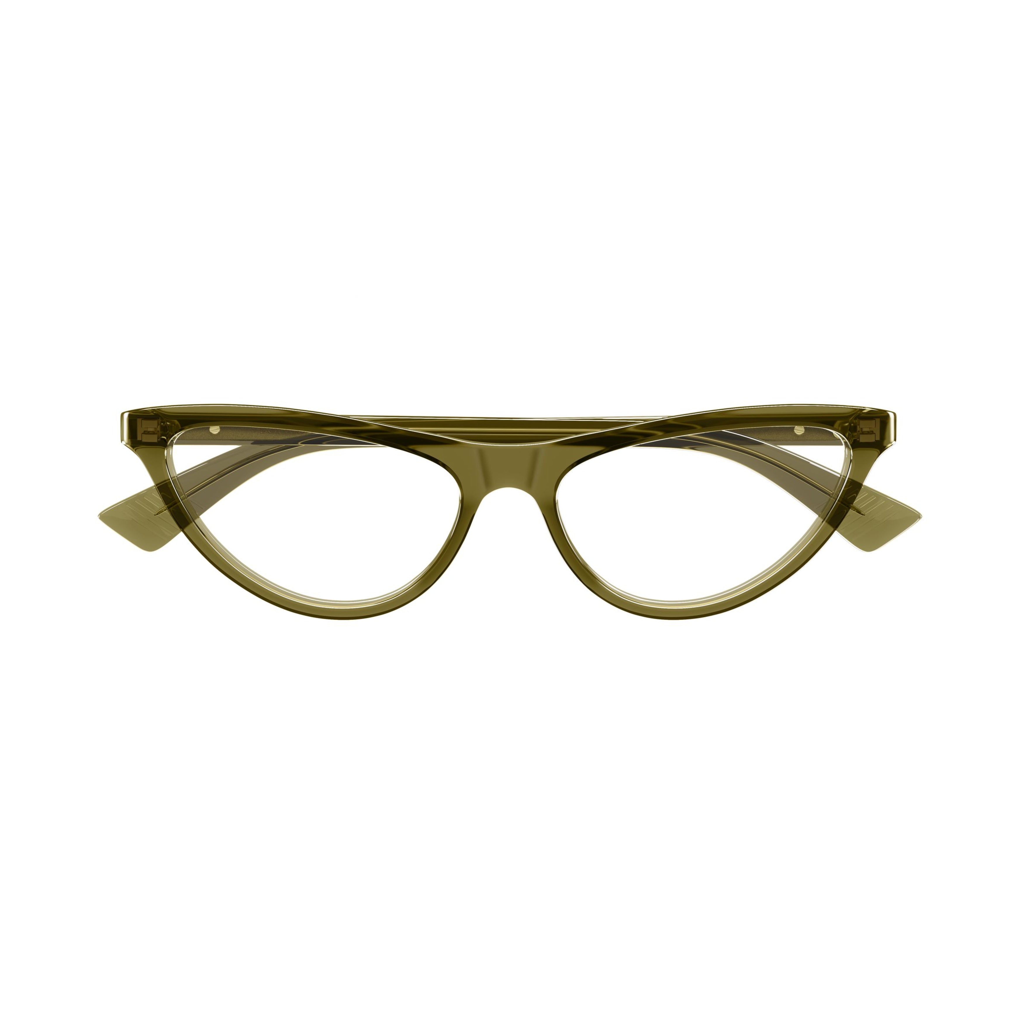 Bv1416o Translucent Olive Green Cat-Eye Sunglasses