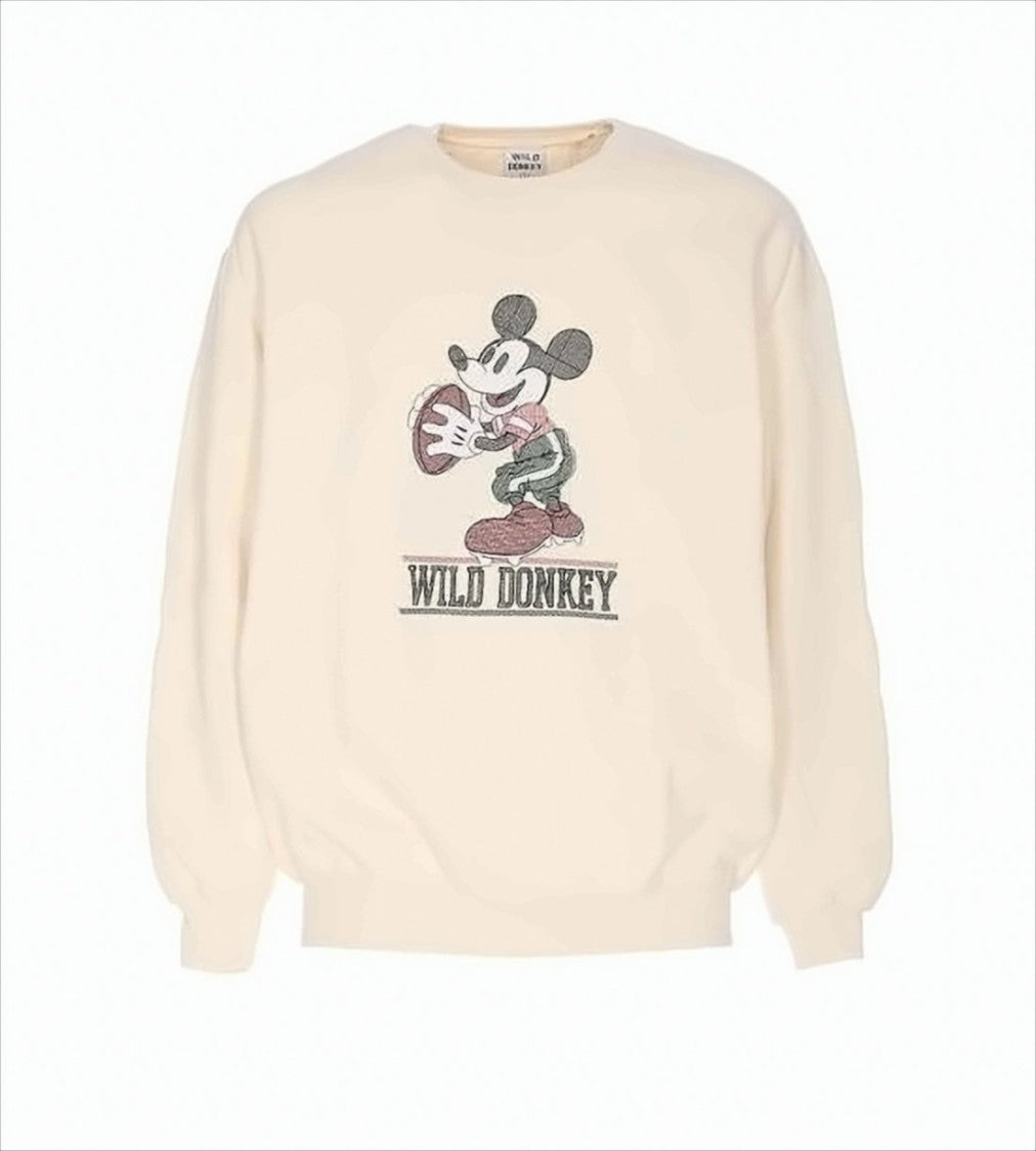 Long-Sleeve Sweatshirt with Playful Embroidery
