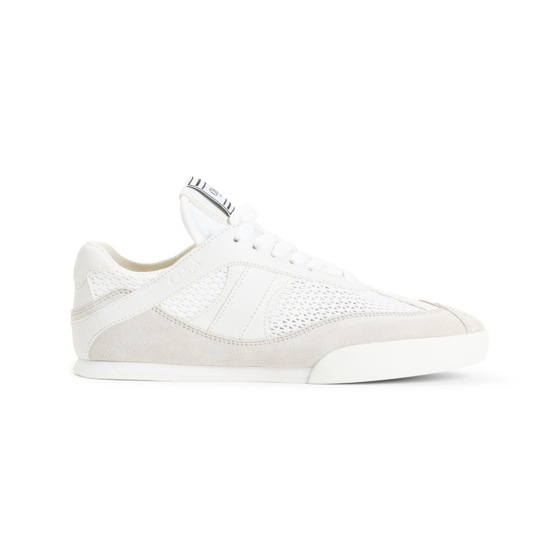 Nude Tone Sneakers with Mesh