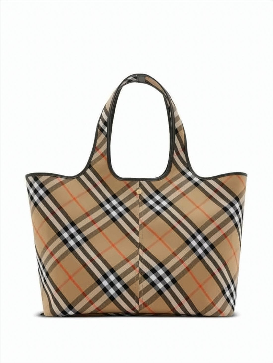 Classic Check Pattern Cotton Tote Bag