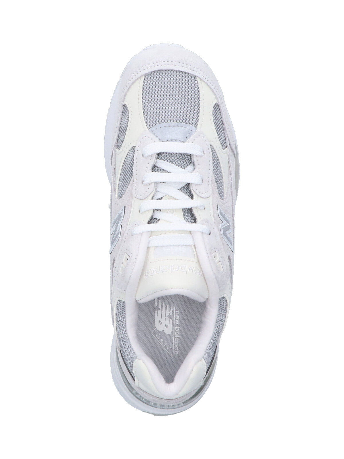 Low-Top Sneakers With Textured Grey Upper And White Midsole