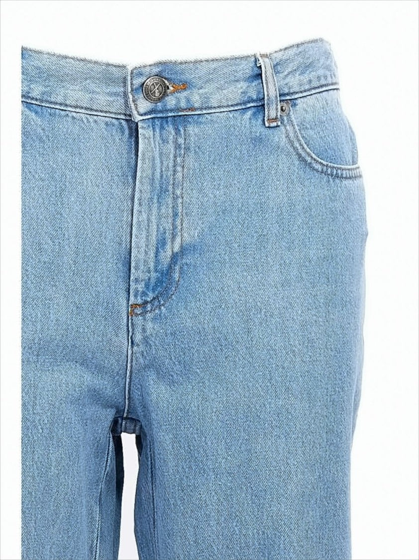 Classic Straight-Leg Denim Pants
