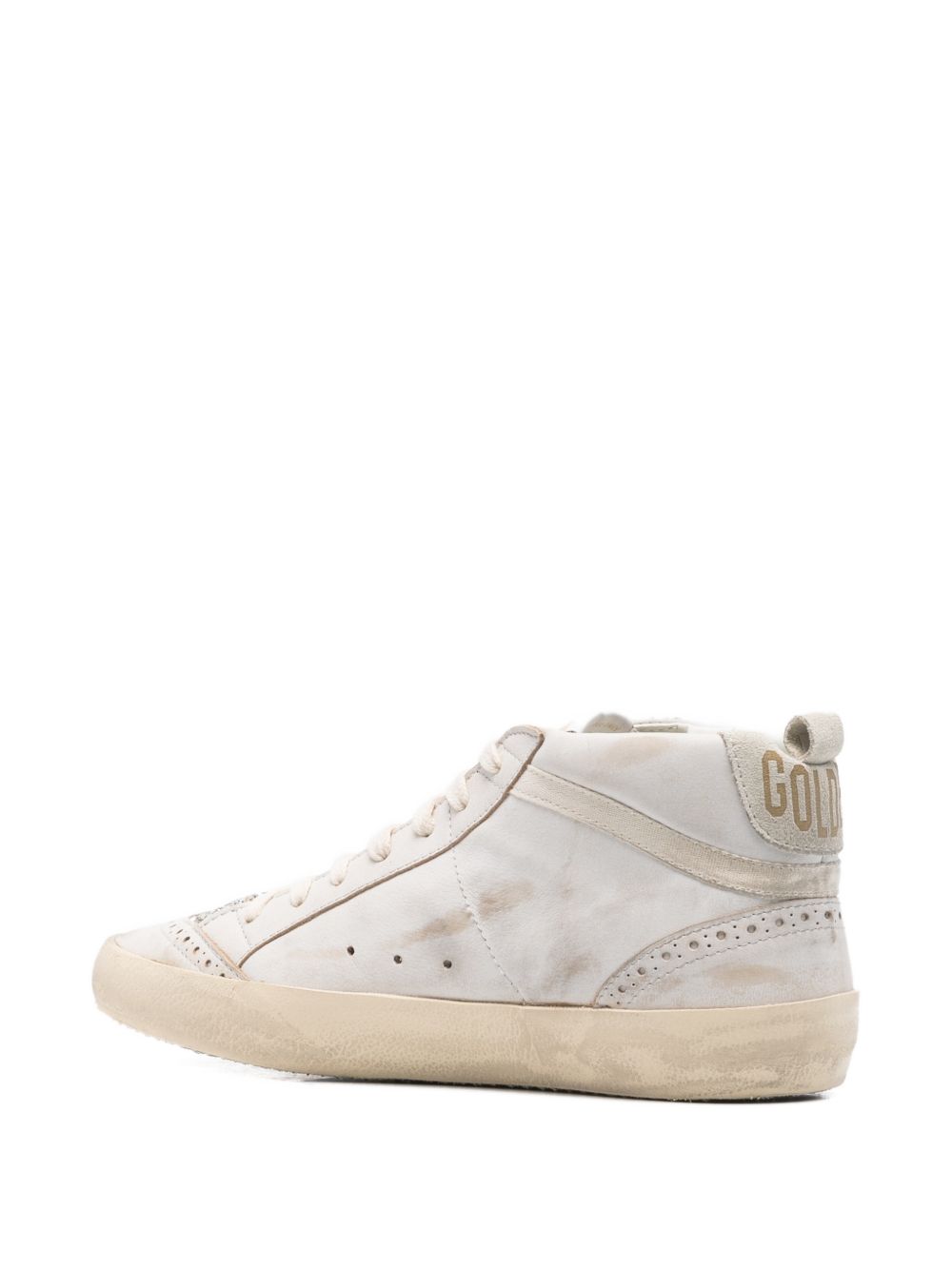 Mid-Top Sneakers with Glitter Star