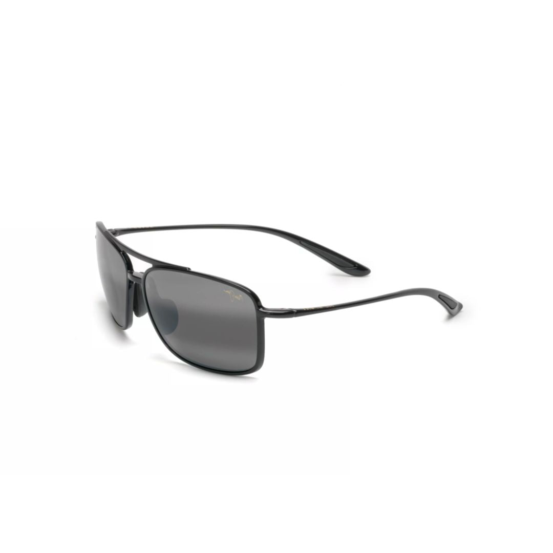 Kaupo Gap Rectangular Frame Sunglasses with Double Bridge Design