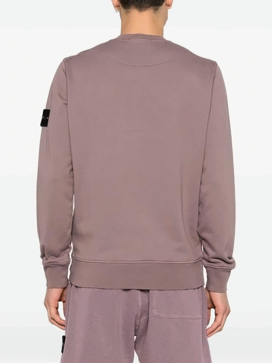 Relaxed-Fit Long-Sleeve Sweatshirt with Distinctive Patch