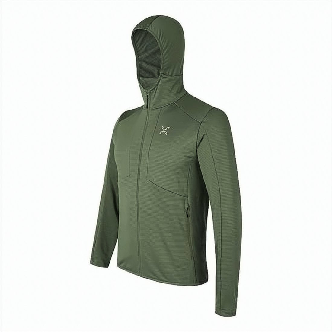 Tailored Green Activewear Jacket with Zippered Pockets