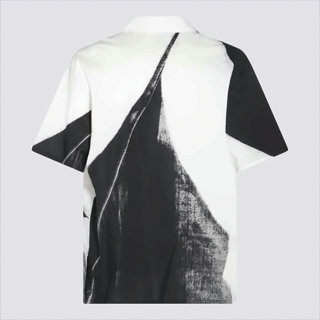 Abstract Print Short-Sleeve Casual Shirt